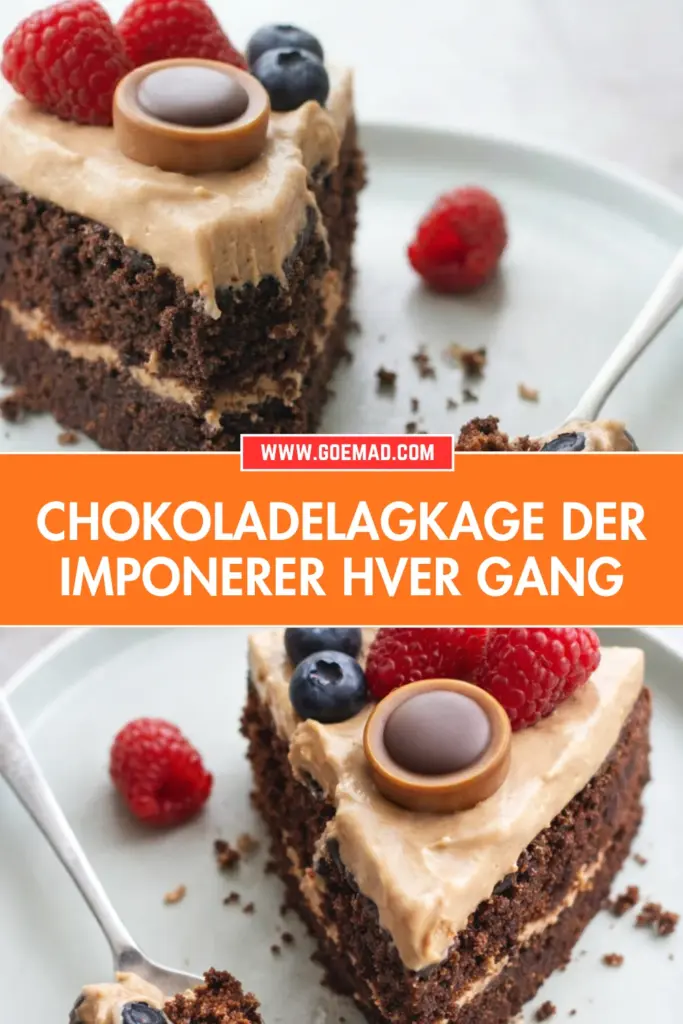 Chokoladelagkage med mousse og Toffifee: en opskrift der aldrig skuffer