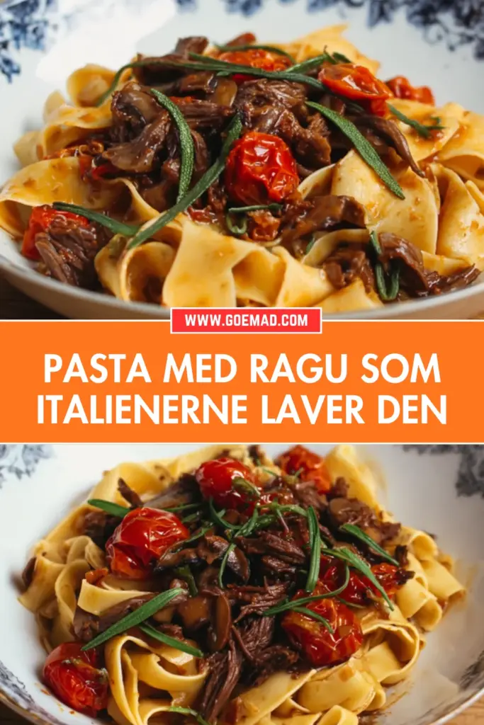 Ægte pasta med ragu: sådan laver du den klassiske italienske ret hjemme
