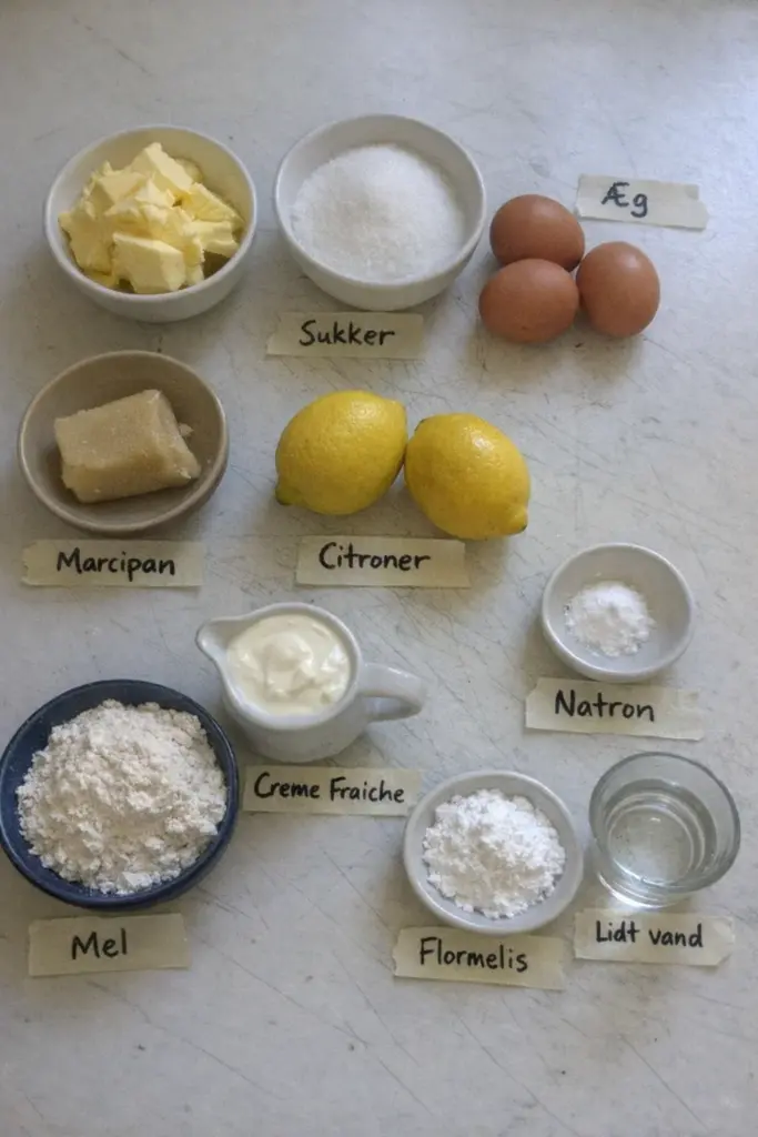 Citronkage med marcipan: sådan får du en saftig og luftig kage hver gang