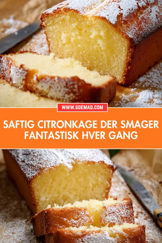 Nem citronkage: den saftigste opskrift du finder