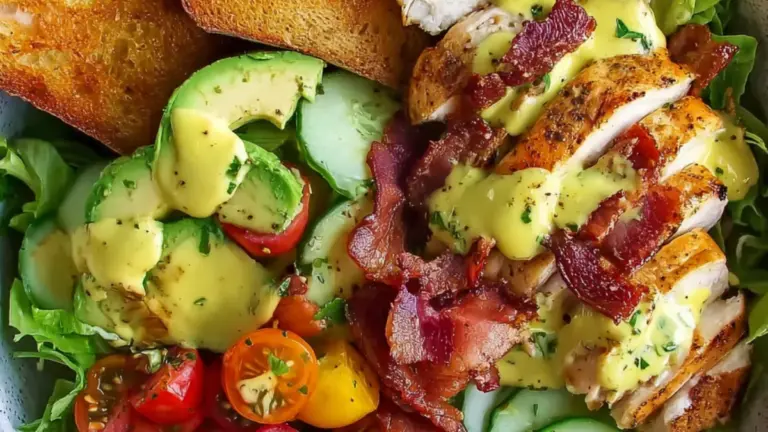 Nem club sandwich salat til en lækker frokost derhjemme