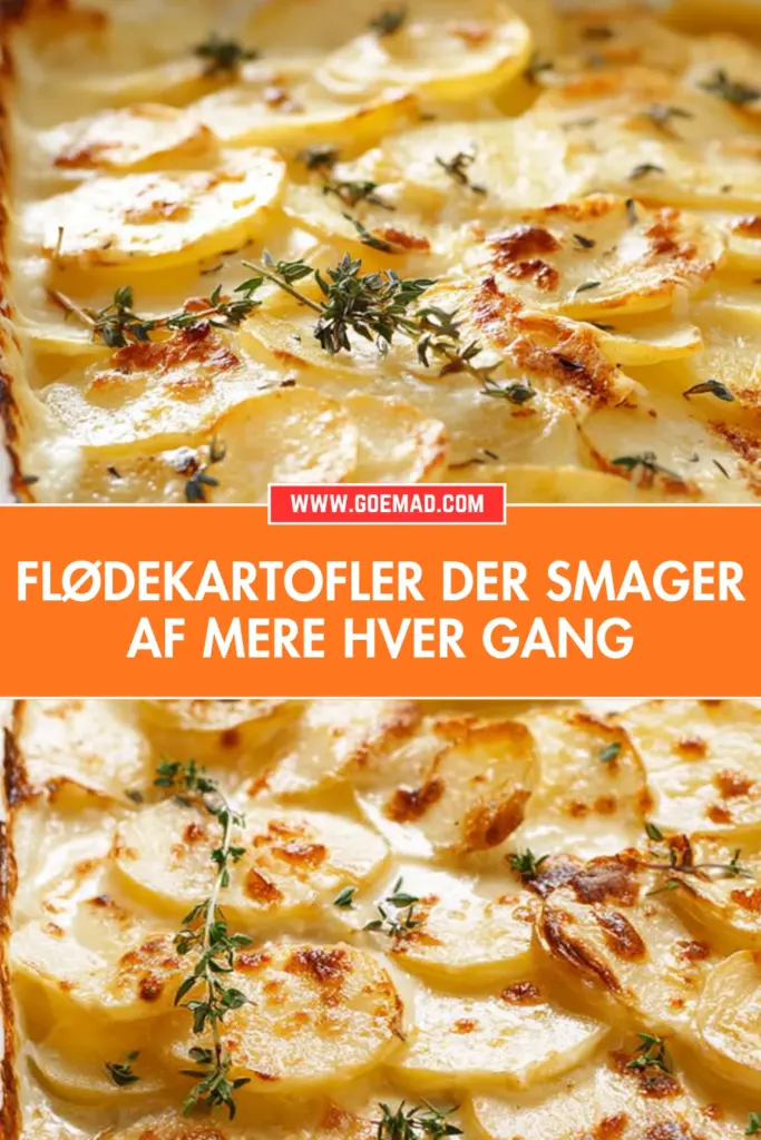 Flødekartofler i ovnen: nem opskrift med perfekt cremet resultat