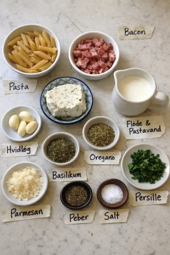 Nem hvidløgspasta til hele familien: cremet og fuld af smag