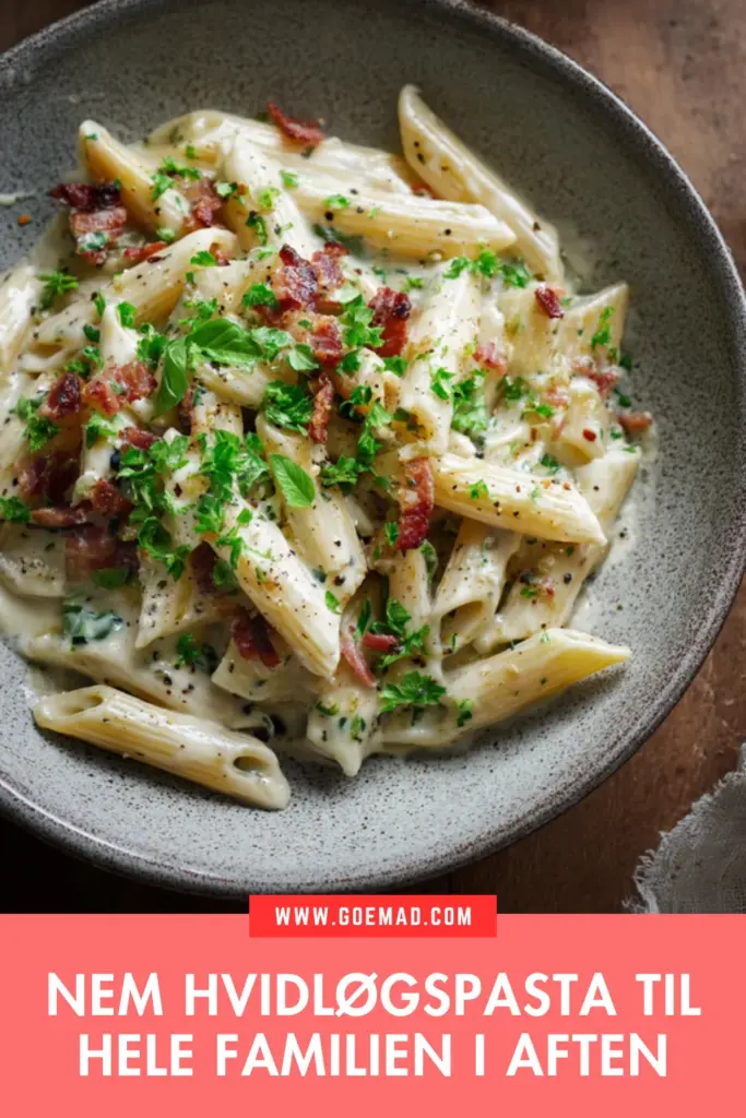 Nem hvidløgspasta til hele familien: cremet og fuld af smag