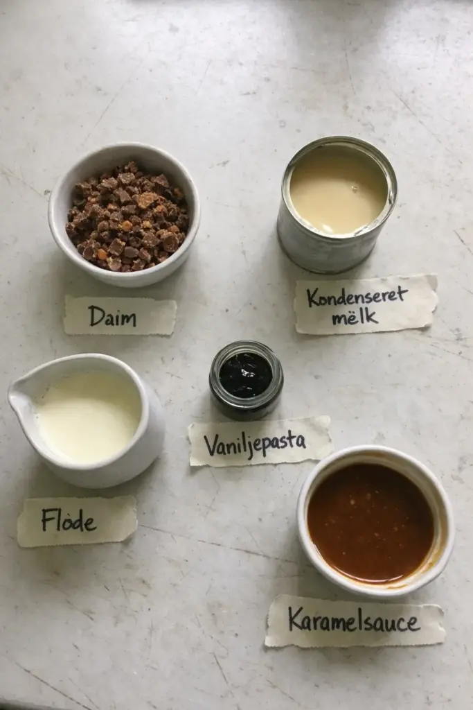 Daim ishapsere: den bedste opskrift til hjemmelavede isdesserter