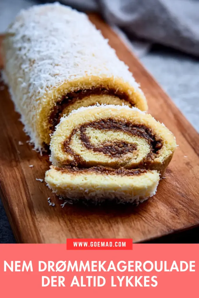 Nem drømmekageroulade der altid lykkes: den bedste hjemmelavede opskrift