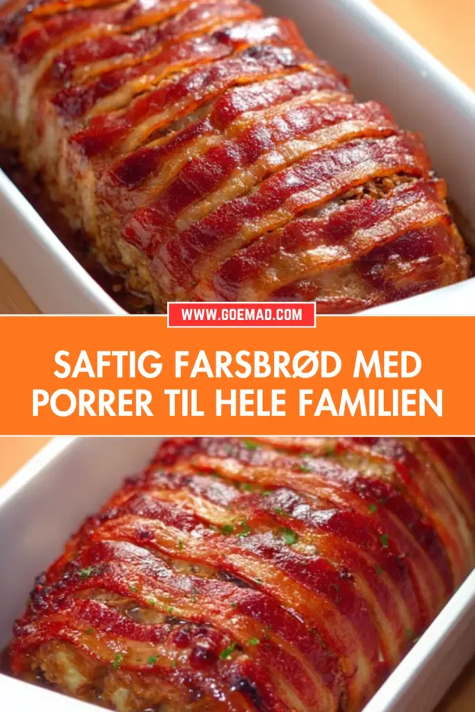 Farsbrød med porrer i ovnen: sådan laver jeg det saftigt hver gang