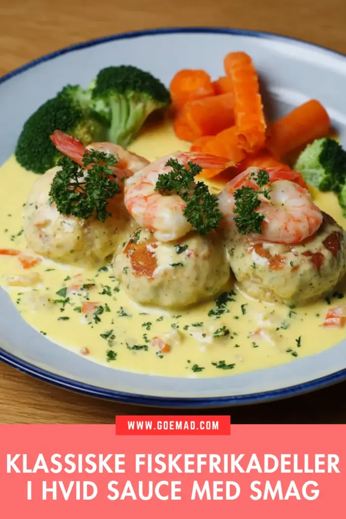 Fiskefrikadeller i hvid sauce: den klassiske danske opskrift du vil lave igen og igen