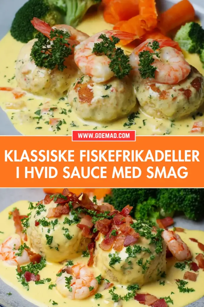 Fiskefrikadeller i hvid sauce: den klassiske danske opskrift du vil lave igen og igen