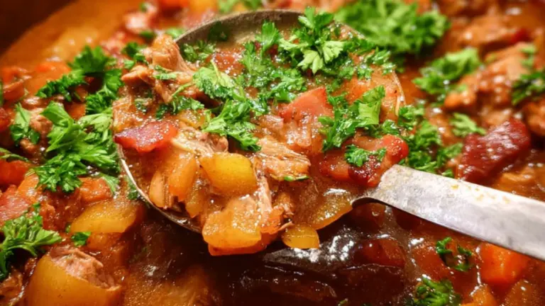 Nem gæstegryde til store selskaber: sprød ribbensteg og fyldig sauce