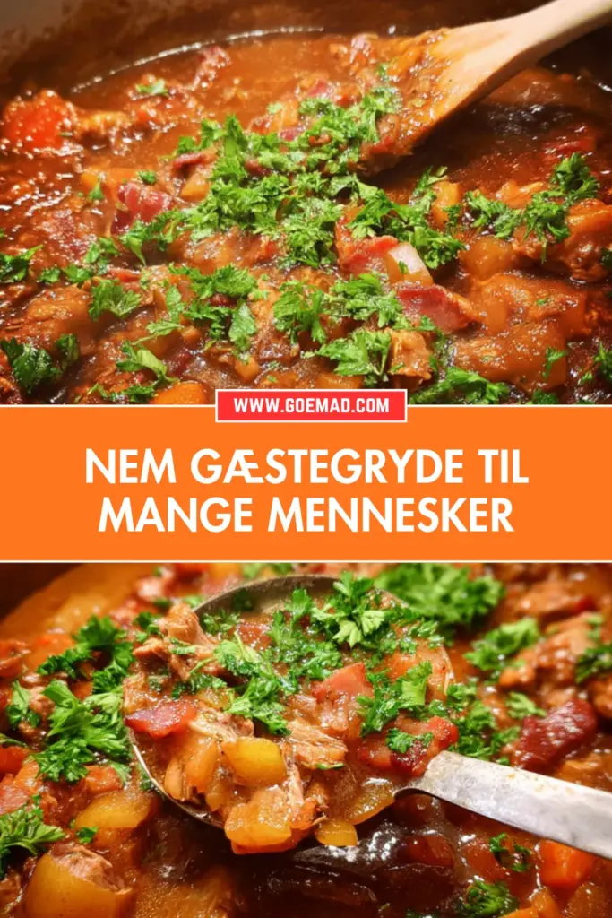Nem gæstegryde til store selskaber: sprød ribbensteg og fyldig sauce