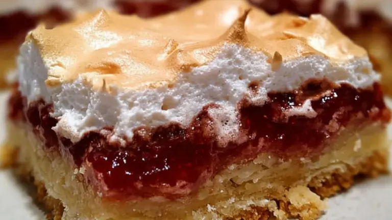 Saftige makronsnitter med hindbær: den bedste hjemmelavede opskrift