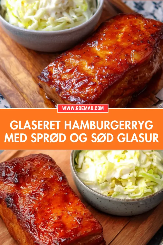 Glaseret hamburgerryg opskrift: saftig, sød og klar på under en time