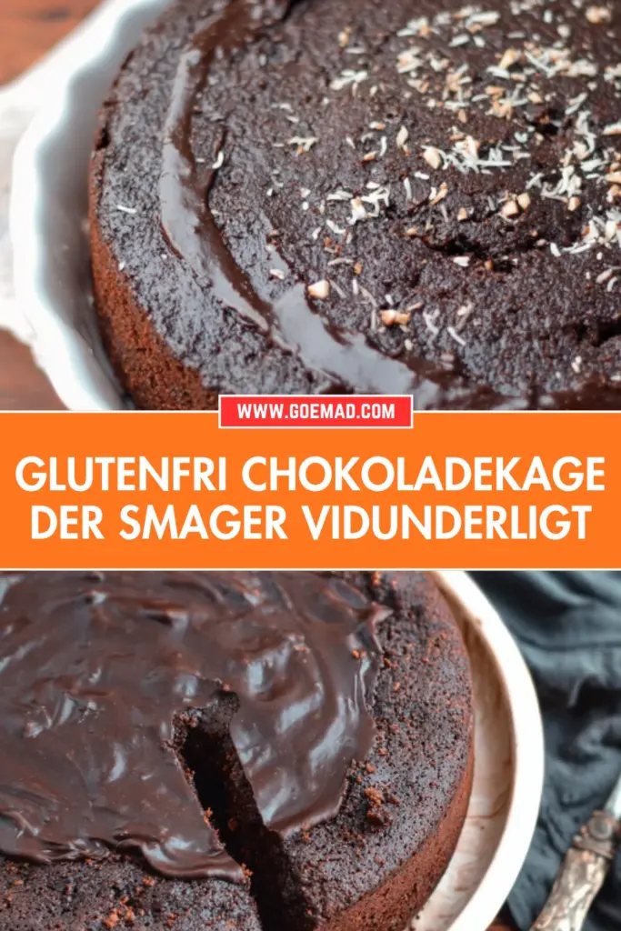 Glutenfri chokoladekage med dadler og mandelmel: blød, rig og nem at bage