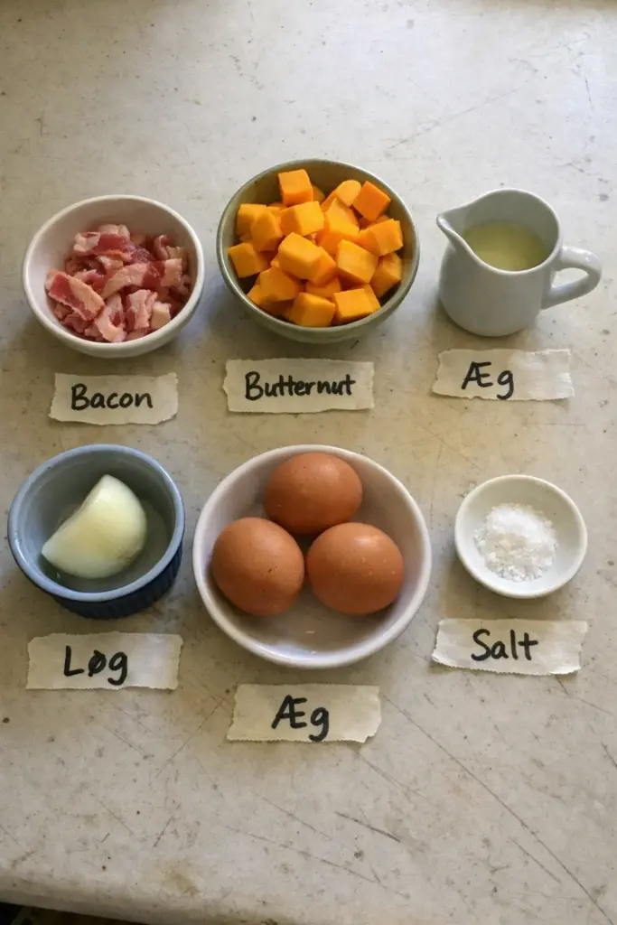 Græskarvafler: den bedste opskrift med sprød bacon og butternut squash