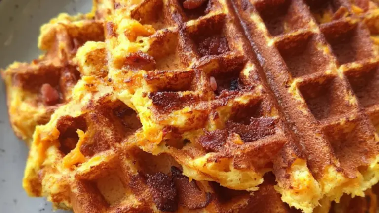 Græskarvafler: den bedste opskrift med sprød bacon og butternut squash