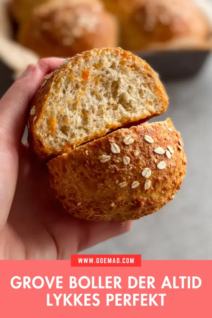 Grove boller med havregryn og gulerod: nem opskrift der aldrig svigter