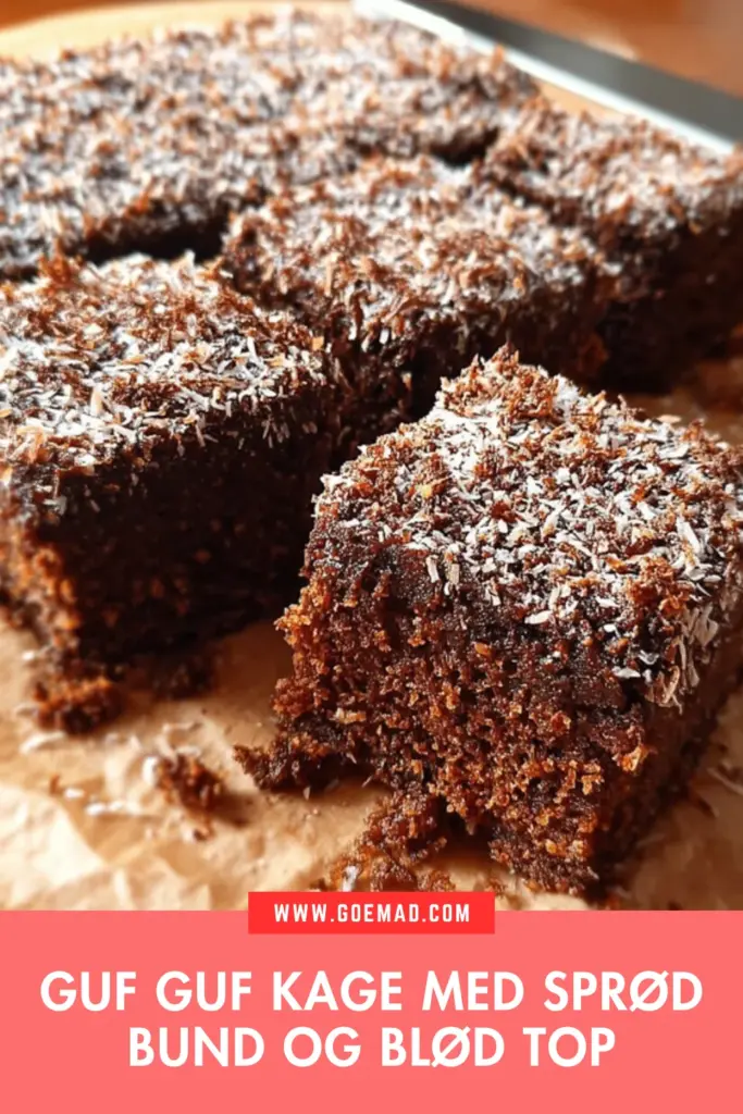 Klassisk guf guf kage: sådan laver du den med perfekt kokosglasur