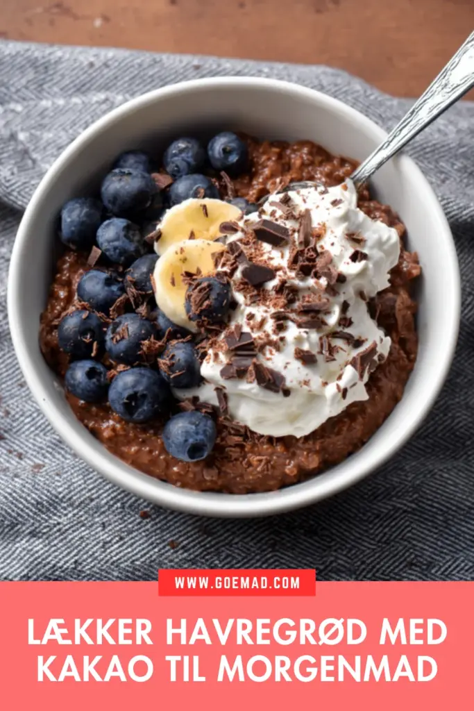 Havregrød med kakao: den bedste opskrift til en varm morgenmad