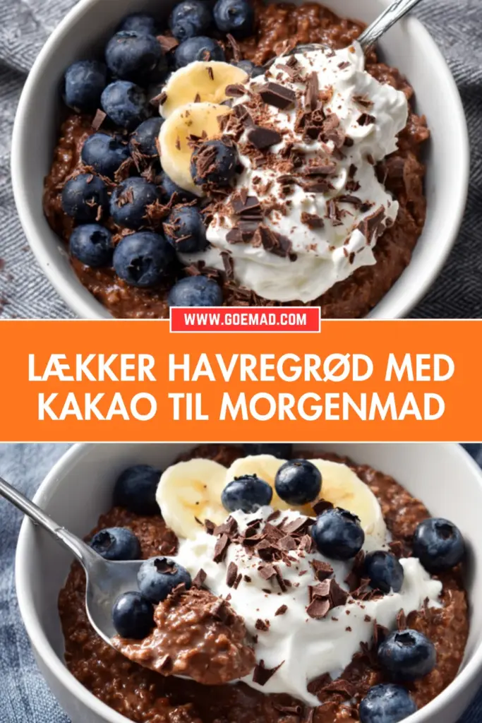 Havregrød med kakao: den bedste opskrift til en varm morgenmad
