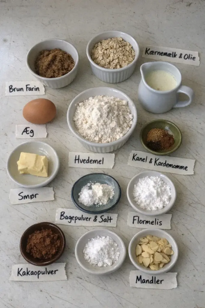 Havregrynsmuffins med kærnemælk og kanel: sprøde, nemme og fulde af smag