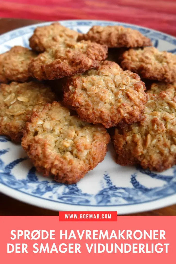 Havremakroner med havregryn: nem opskrift der altid lykkes