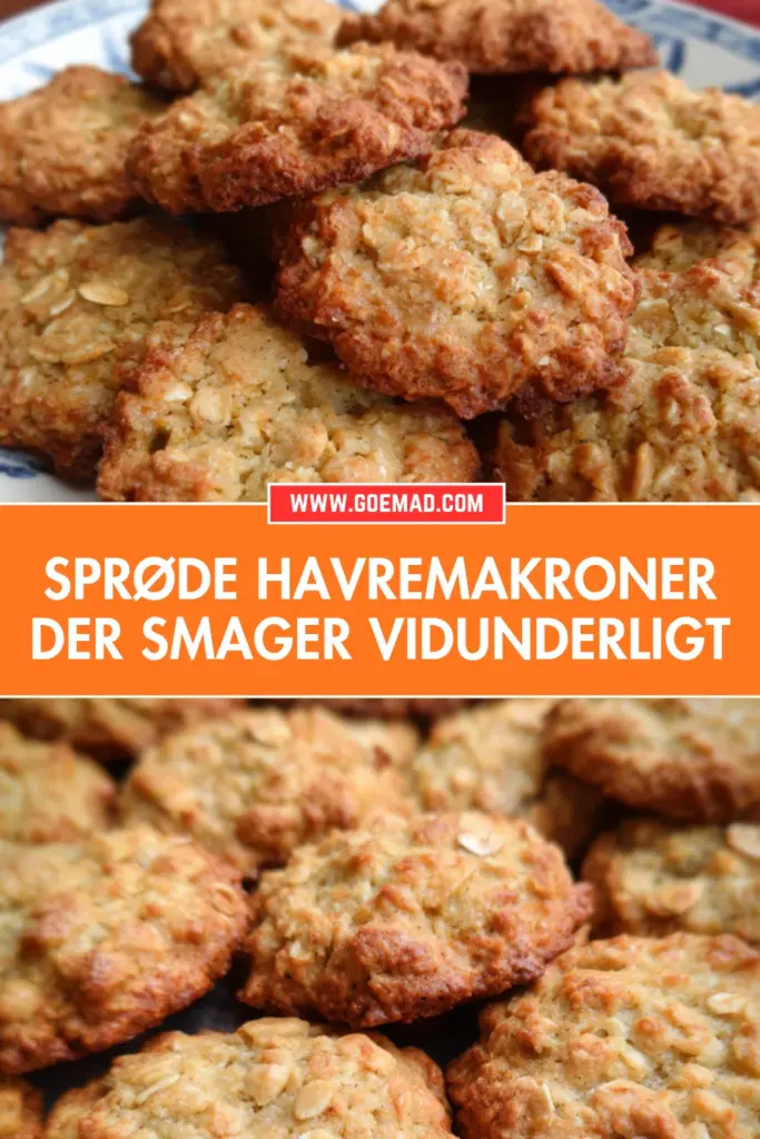 Havremakroner med havregryn: nem opskrift der altid lykkes