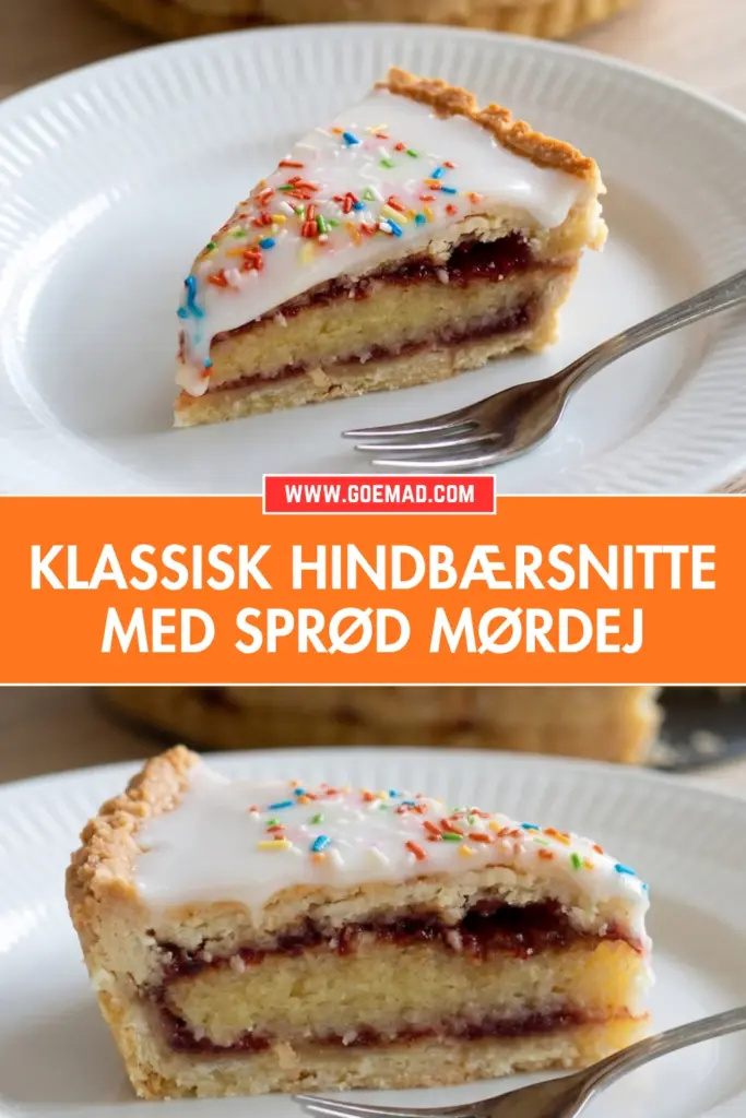 Hjemmelavet hindbærsnitte med sprød mørdej: sådan laver du den selv