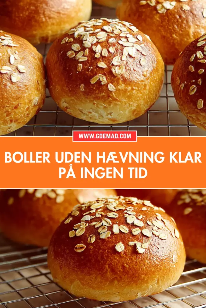 Sprøde boller uden hævning: min bedste hurtige opskrift
