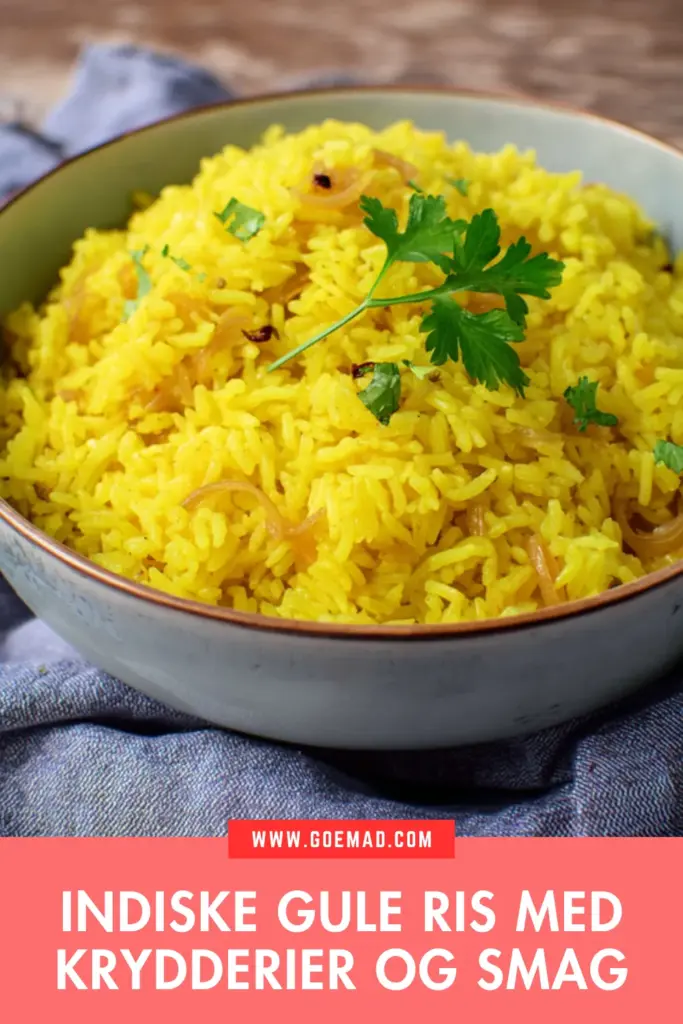 Indiske gule ris: den klassiske opskrift med krydderier og smag