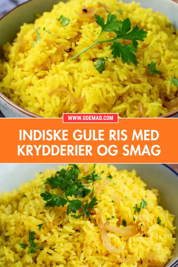 Indiske gule ris: den klassiske opskrift med krydderier og smag