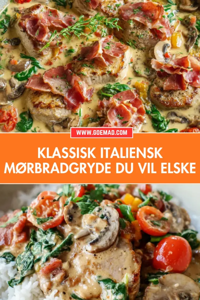 Italiensk mørbradgryde med fløde og tomater: sådan laver jeg den