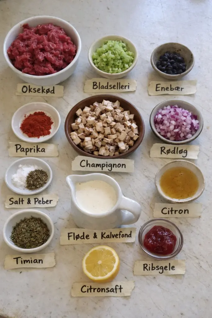 Jægerbøf med svampesauce: nem og mættende hverdagsklassiker