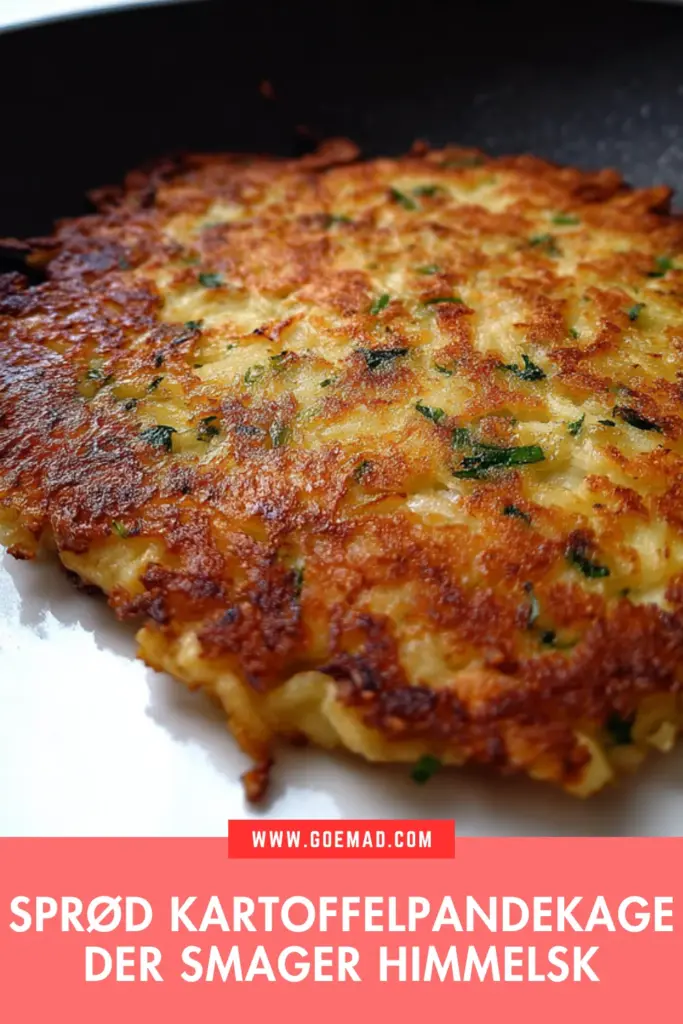 Sprød kartoffelpandekage: den bedste hjemmelavede opskrift