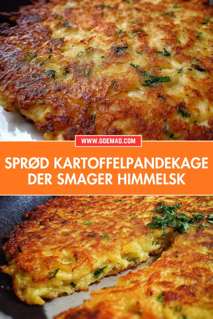 Sprød kartoffelpandekage: den bedste hjemmelavede opskrift