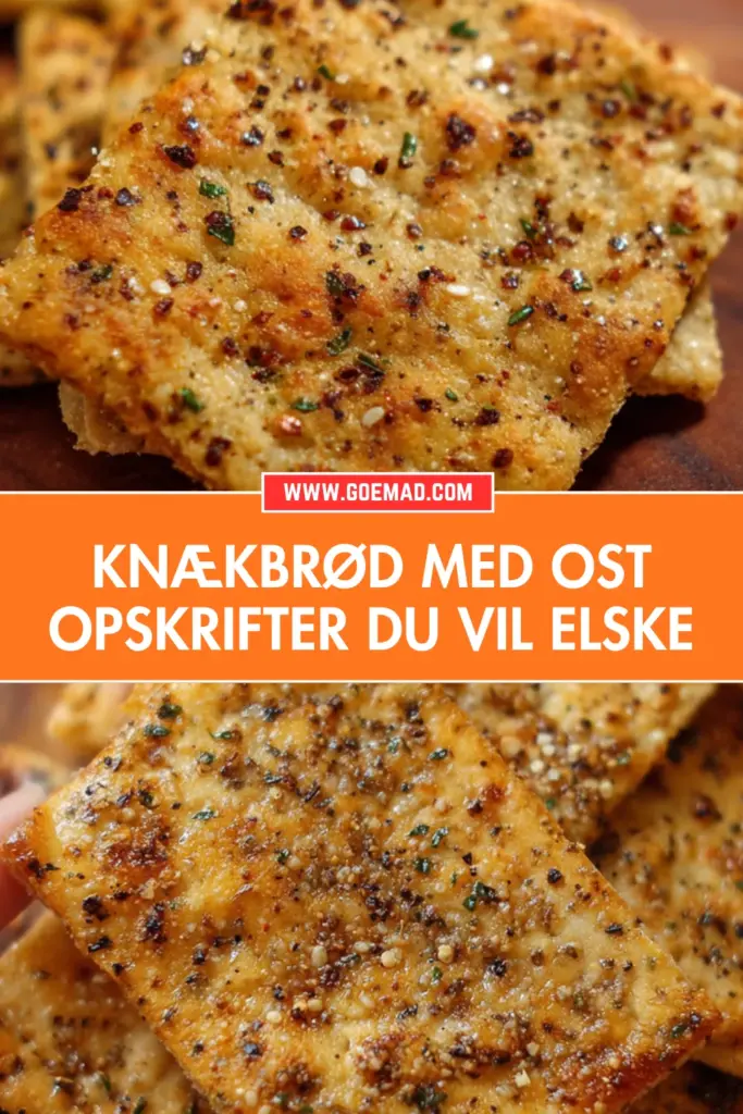 Knækbrød med ost: sprøde hjemmebagte varianter du vil lave igen og igen