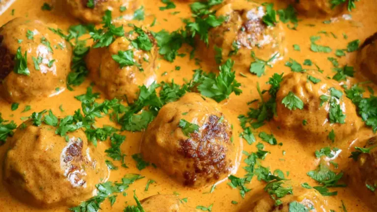 Kødboller i korma: den bedste opskrift med cremet sauce