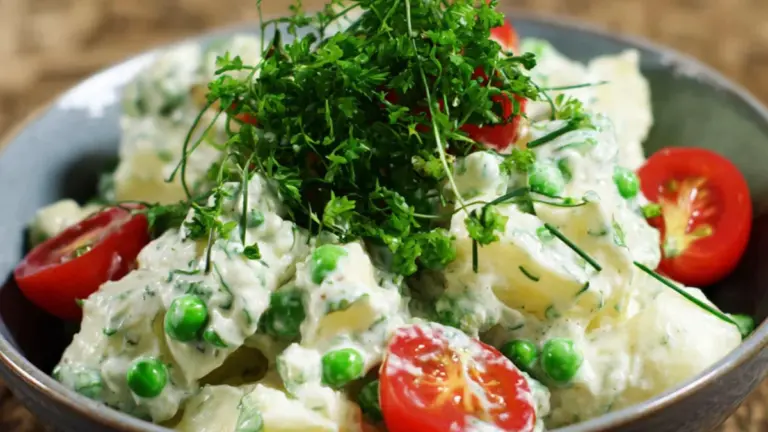 Kold kartoffelsalat med cremefraiche: den bedste hjemmelavede opskrift