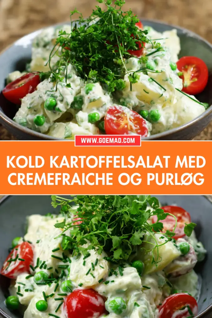 Kold kartoffelsalat med cremefraiche: den bedste hjemmelavede opskrift