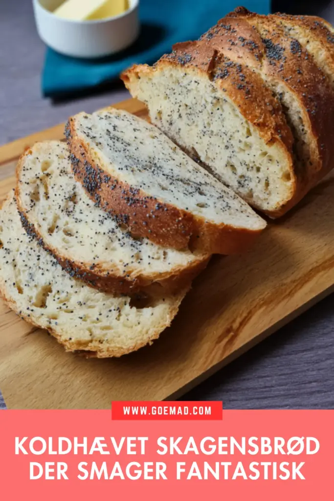 Koldhævet skagensbrød med sprød skorpe og perfekt krumme