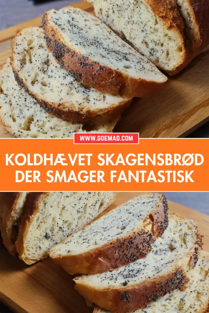 Koldhævet skagensbrød med sprød skorpe og perfekt krumme