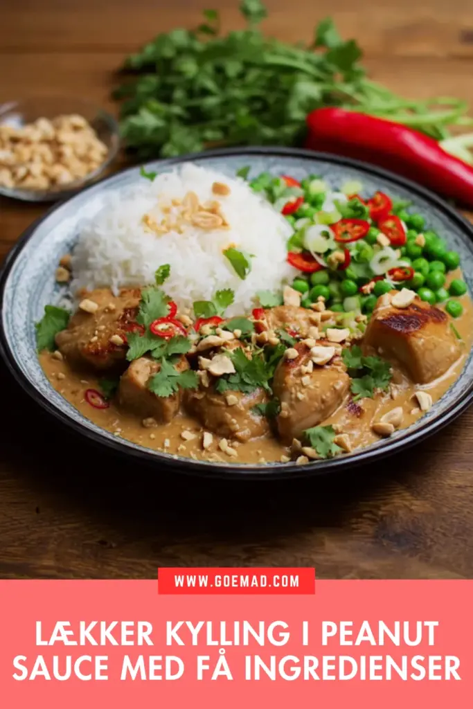 Saftig kylling i peanutsauce: sådan laver du den nemt derhjemme