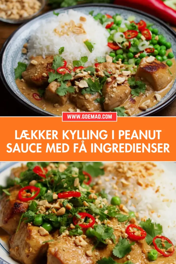 Saftig kylling i peanutsauce: sådan laver du den nemt derhjemme