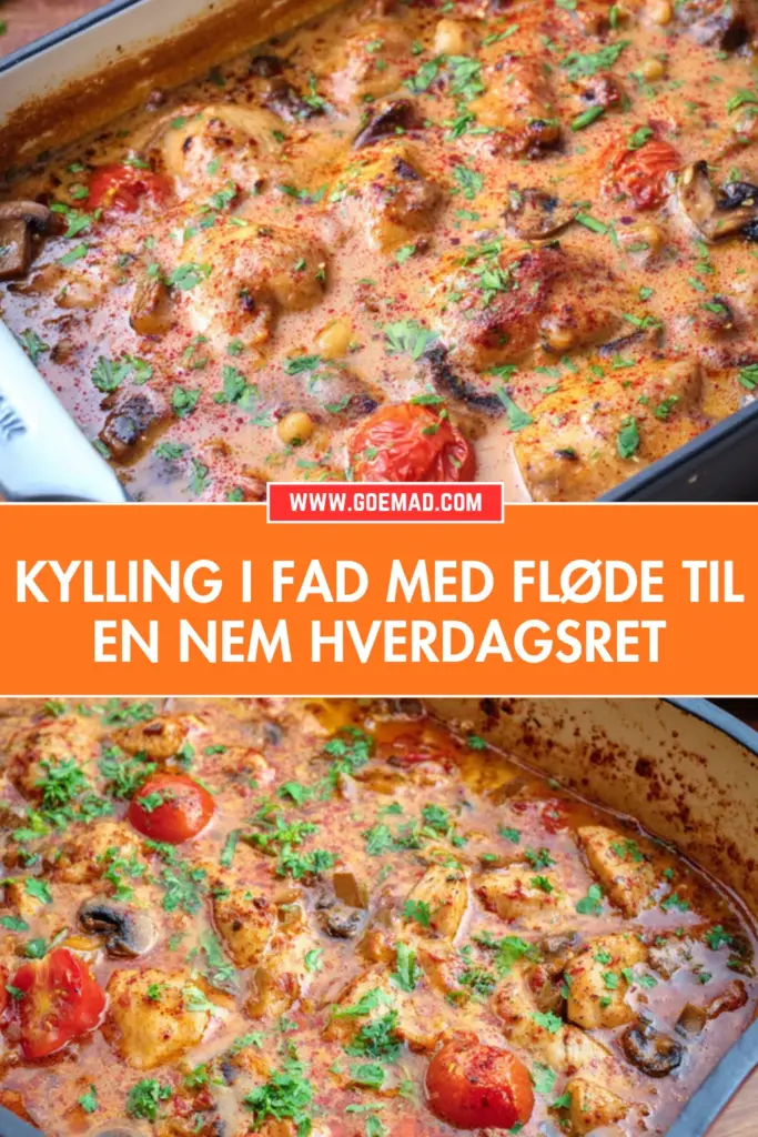 Kylling i fad med fløde: den nemmeste opskrift til en travl hverdag