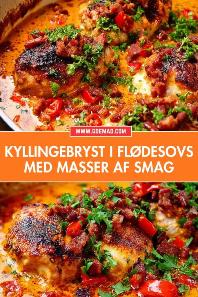 Kyllingebryst i flødesovs: den bedste opskrift med bacon og peberfrugt