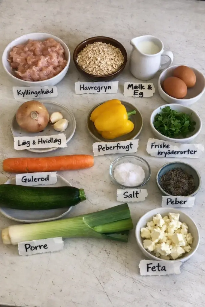 Kyllingefrikadeller i ovn med sprød skorpe: den bedste nemme opskrift