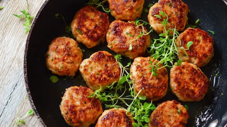 Saftige kyllingefrikadeller: den bedste hjemmelavede opskrift