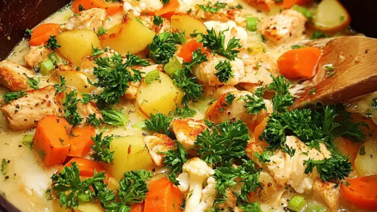 Nem blomkålsgryde med kylling: en fyldig hverdagsret med masser af smag