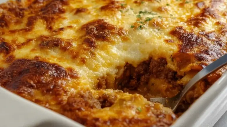 Klassisk lasagne opskrift med masser af smag og fyldig bechamelsauce