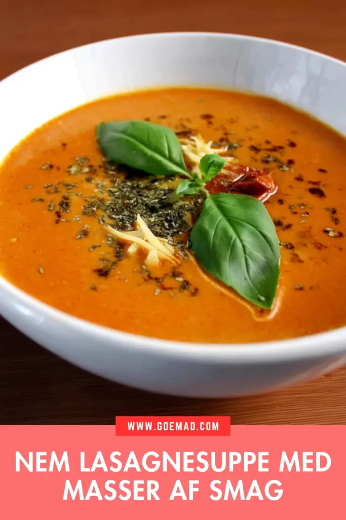 Lasagnesuppe: den nemmeste og mest smagfulde opskrift derhjemme